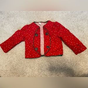 Ruth Scharf vintage quilted toddler blazer 2T